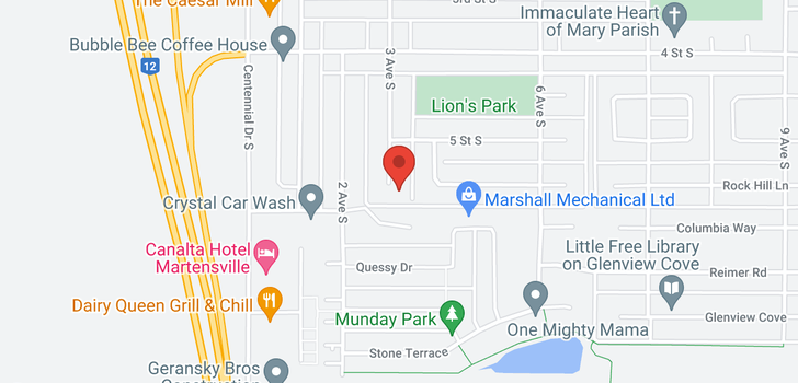 map of 513 3rd AVE S